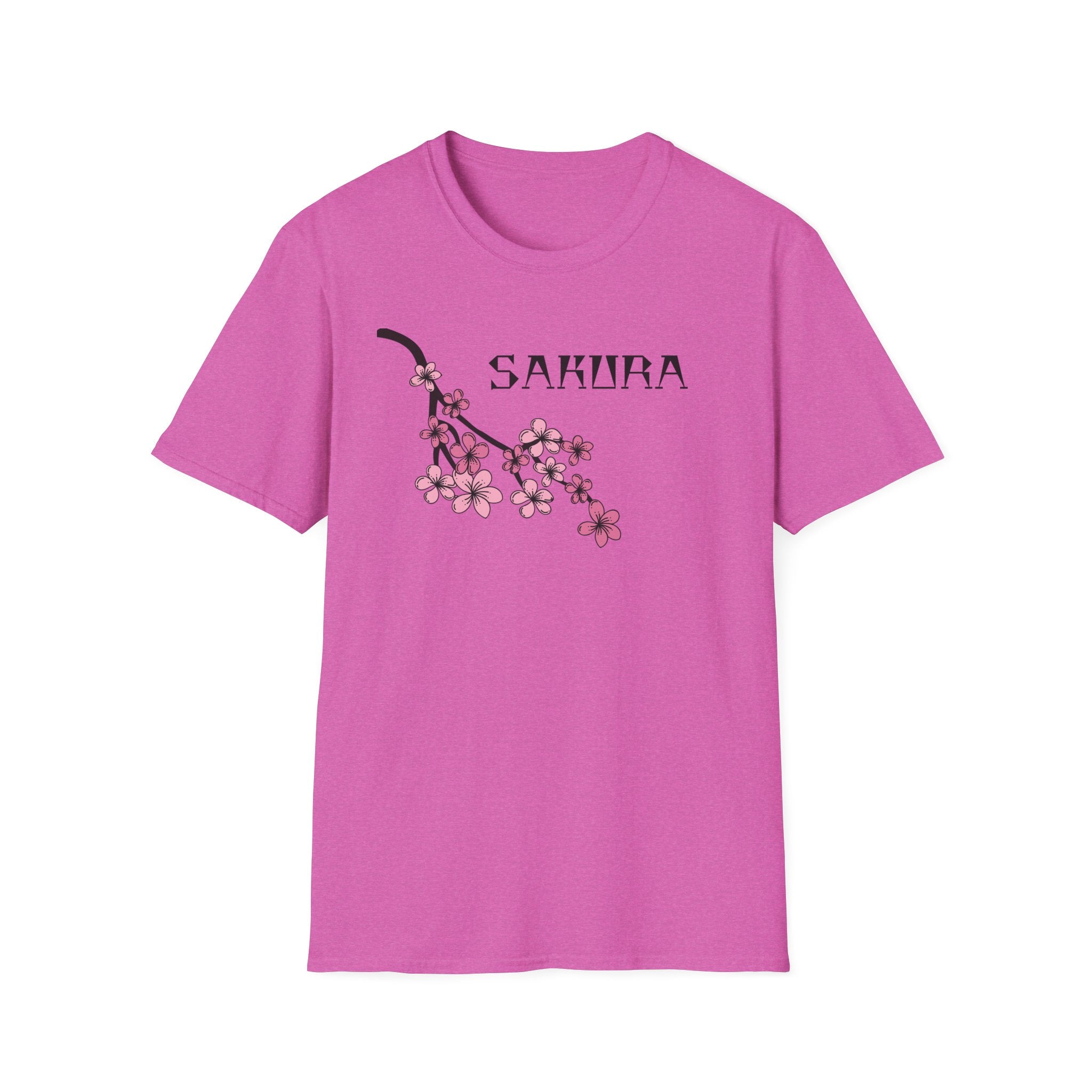 Sakura T-Shirt Japanese Art Shirt Unisex Softstyle Cherry Blossom Flower T-shirt