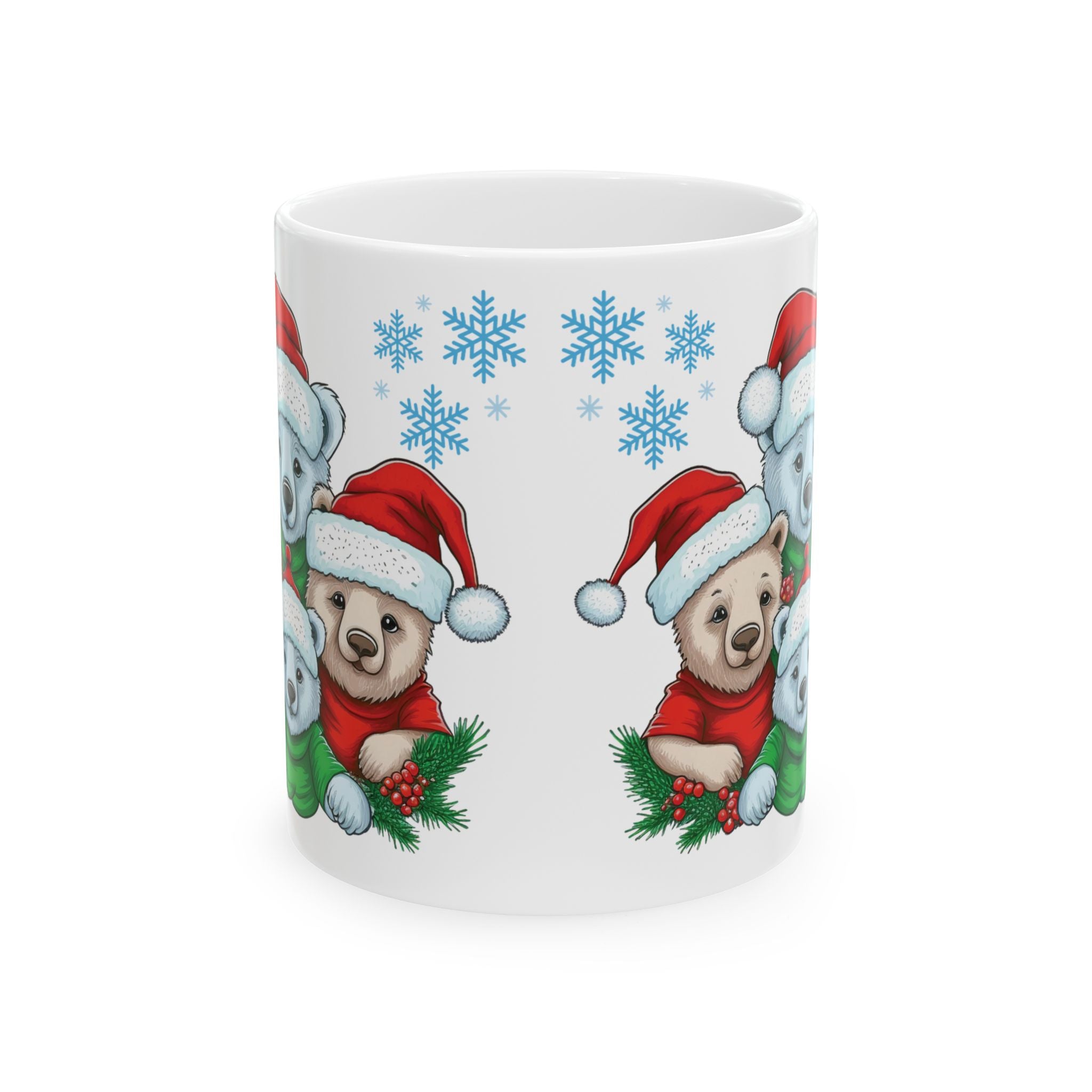 Christmas Mug Bear Mug Unique Mama Bear Baby Funny Cute Coffee Cup Holiday Gift
