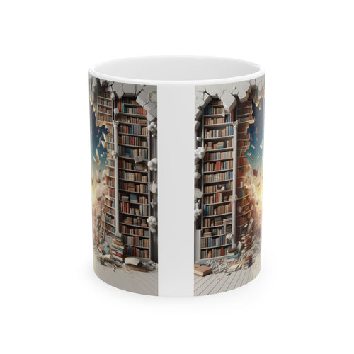 3D Bookshelf Mug-Library Book Shelf Mugs Book Lover Ceramic Mug Shelf Cup Gifts 2026
