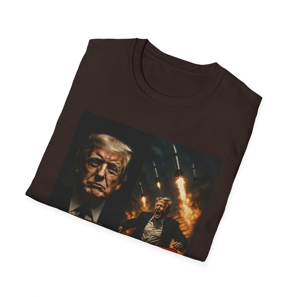 Funny Trump-Epstein T-Shirt Conspiracy Theory Unique Unisex Softstyle Tshirt