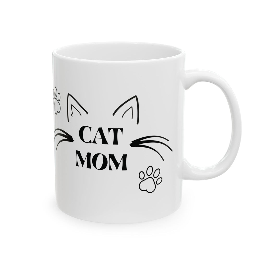 Cat Mama Mug Mom Mug Novelty Coffee Mugs Birthday Cat Lover Gifts Women Ceramic