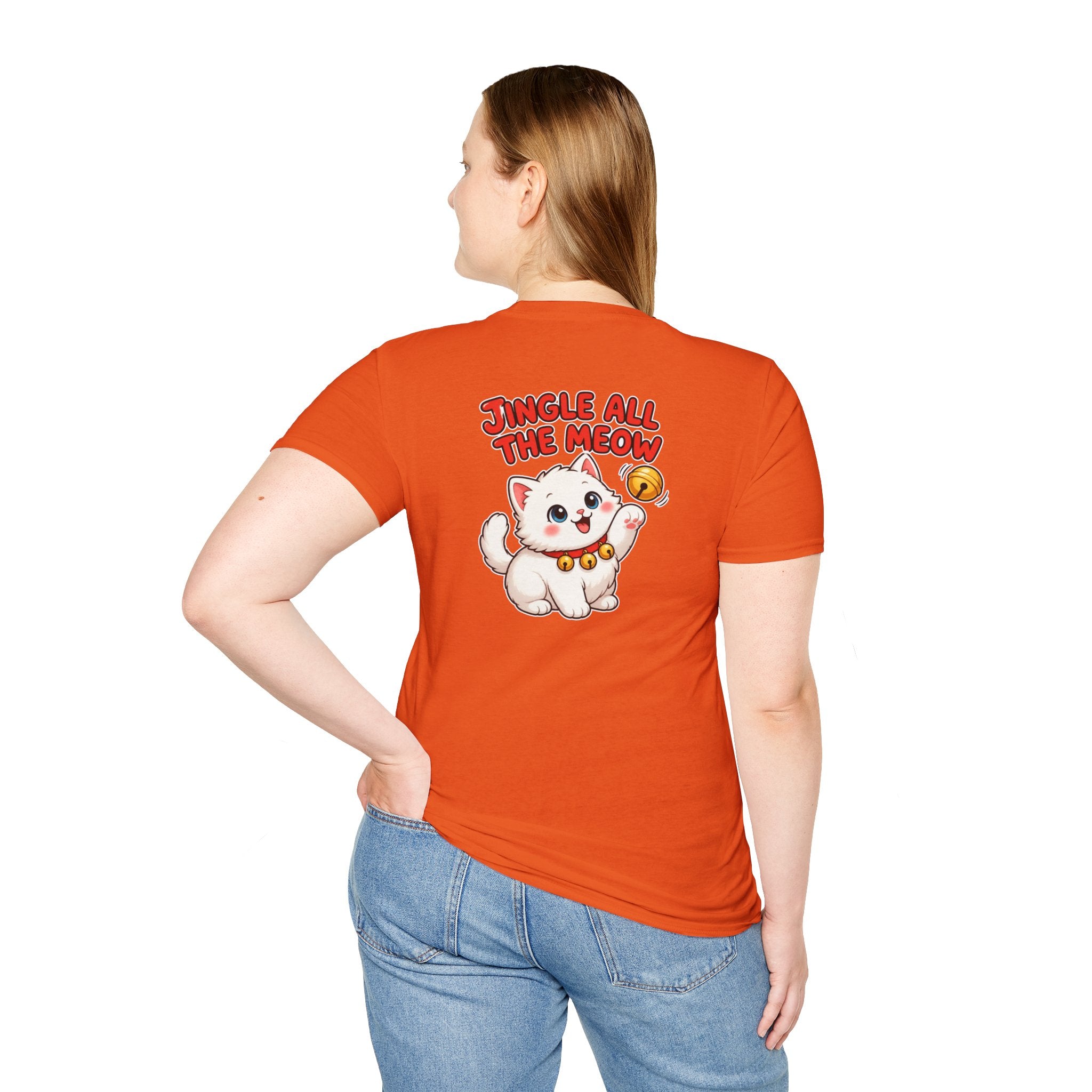 Jingle All The Meow Christmas cat shirt