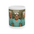 Funny Donald Trump Kim Jong Putin Nurse Unique Ceramic Coffee Mug Gift Tea Cup