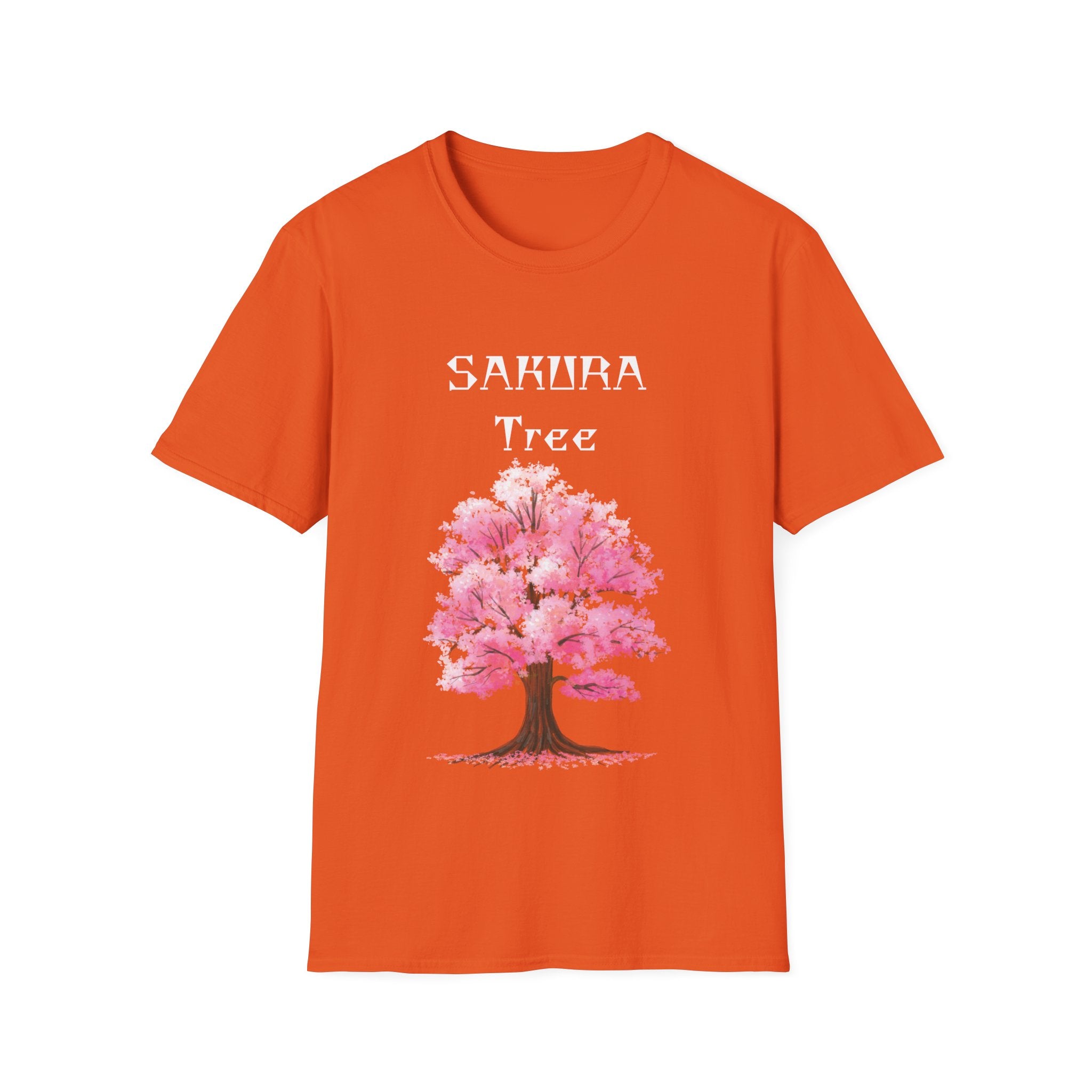 Sakura T-Shirt Japanese Art Shirt Unisex Softstyle Cherry Blossom Flower T-shirt