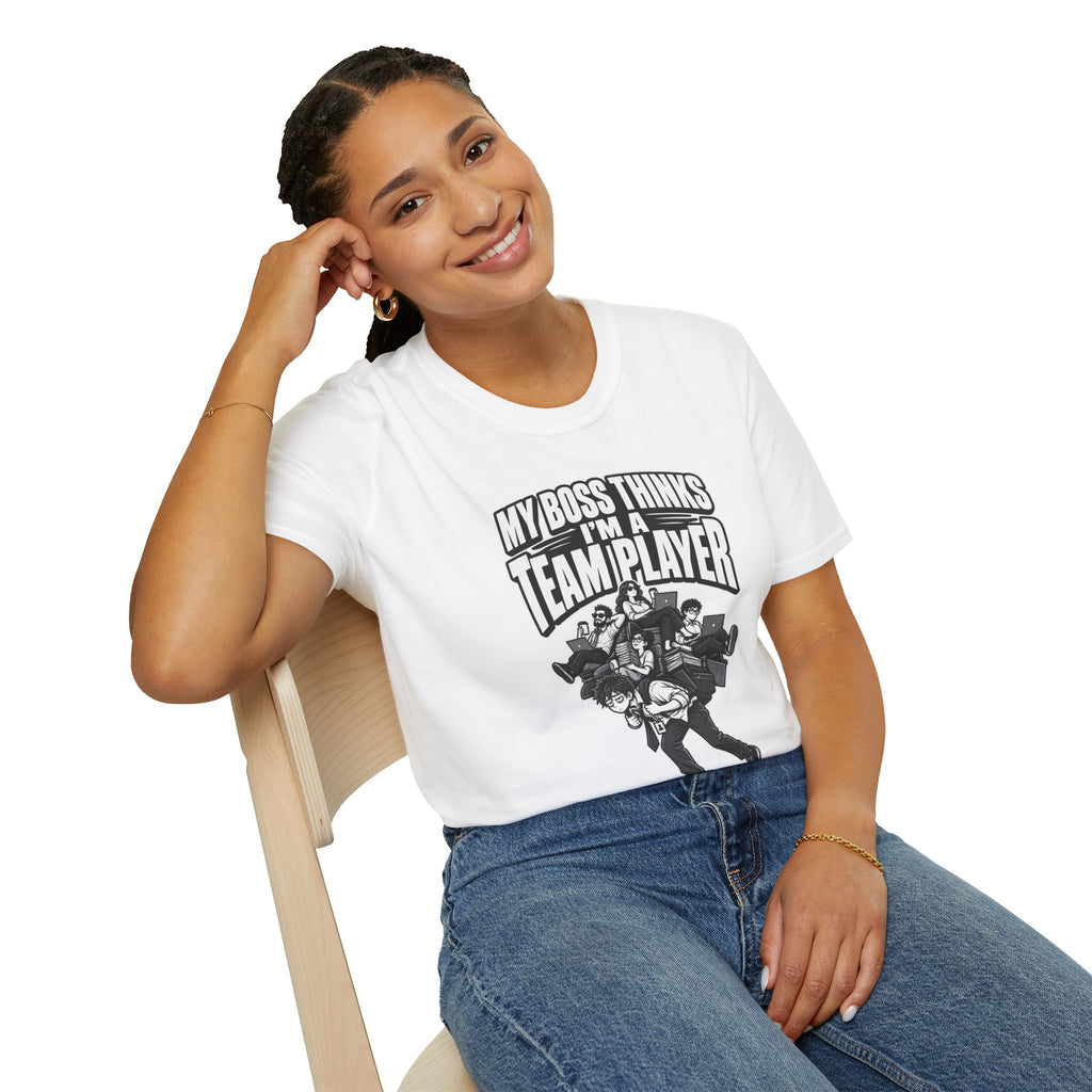 Funny Dark Humor Tshirt — Funny Office Tshirt Dark Humor Graphic Tee Unique Coworker Gift TEAM PLAYER Shirt