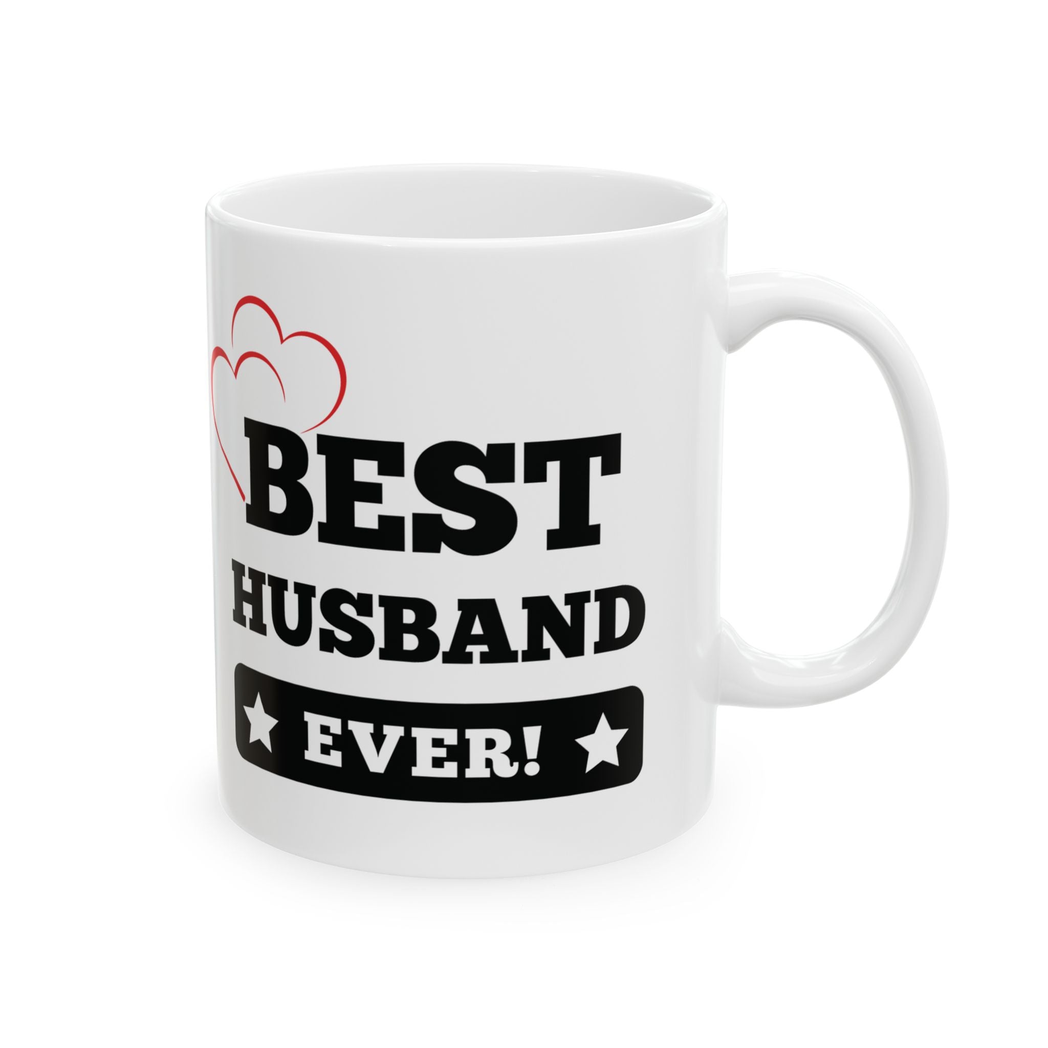 Best Husband Ever Mug with Love Funny Best Gift Wedding Customized Coffee 11oz