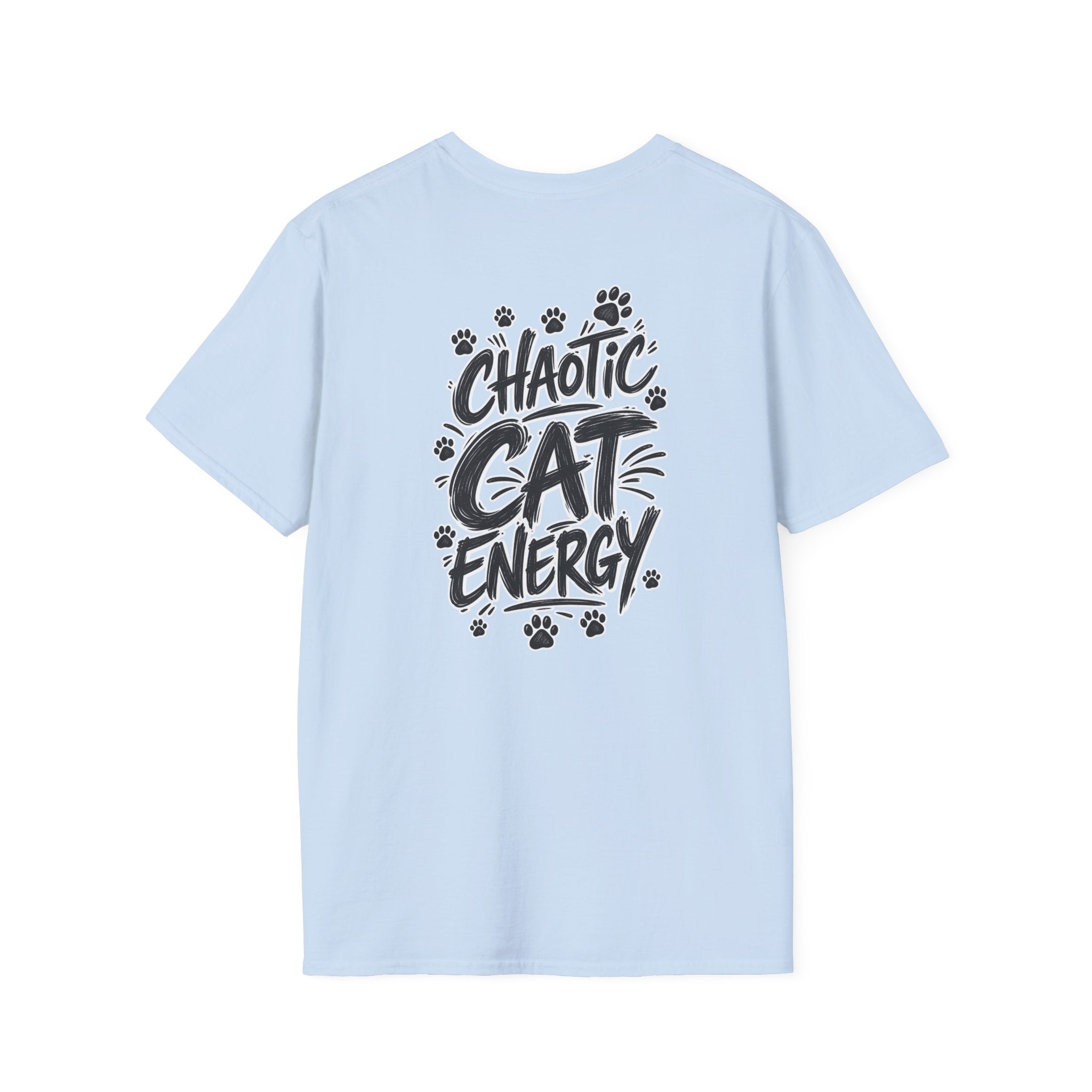 Funny Cat Shirt Chaotic Cat Energy Sarcastic Cat Lover Graphic Tee Cat Lover Graphic Tee Dark Humor Tee Unique Gift Funny Tshirt