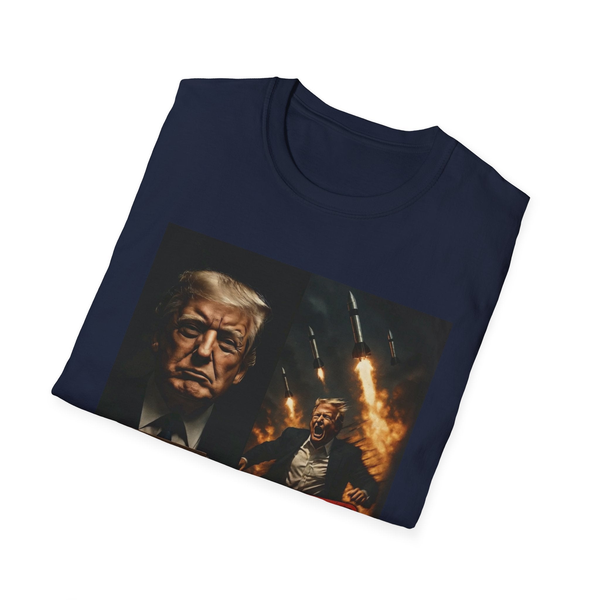 Funny Trump-Epstein T-Shirt Conspiracy Theory Unique Unisex Softstyle Tshirt