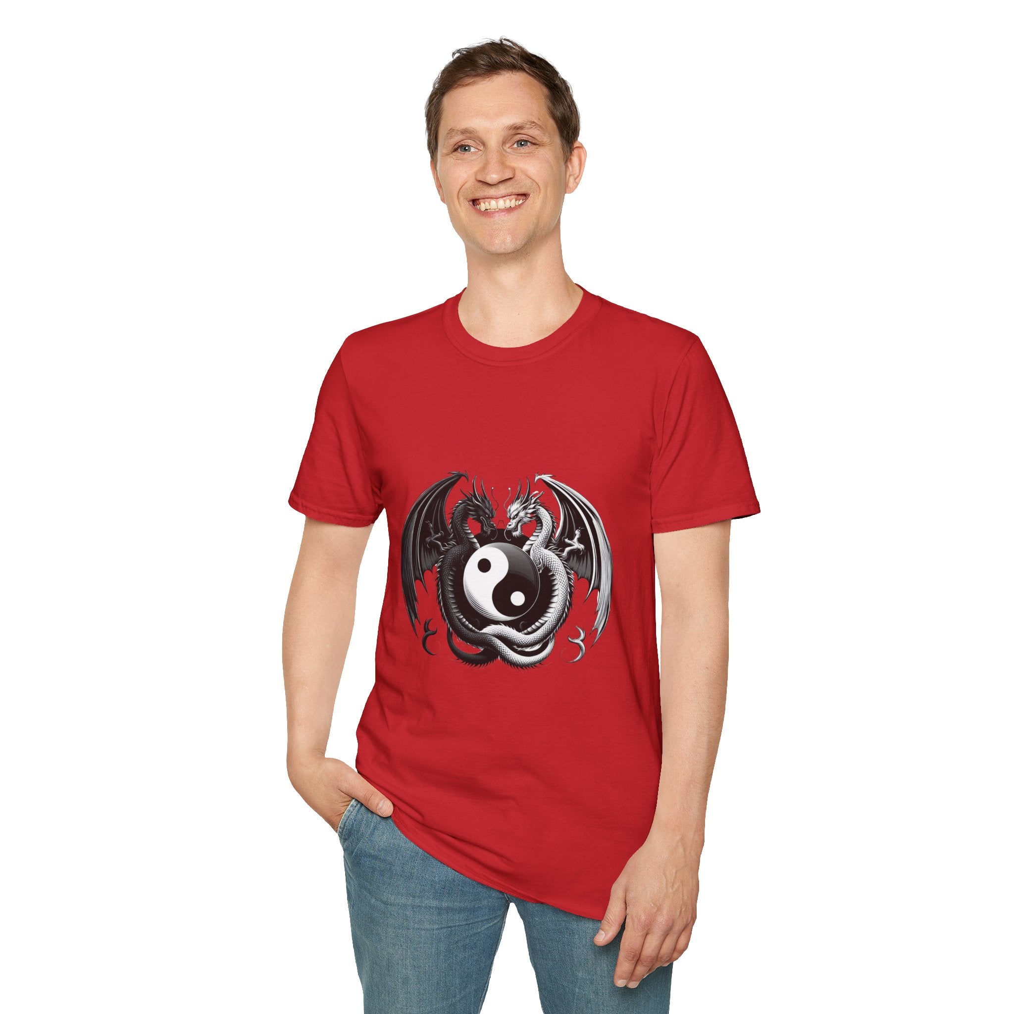 Dragon T-shirt Men Women Graphic Tee Clothing Apparel Chinese Dagon Symbol Gift