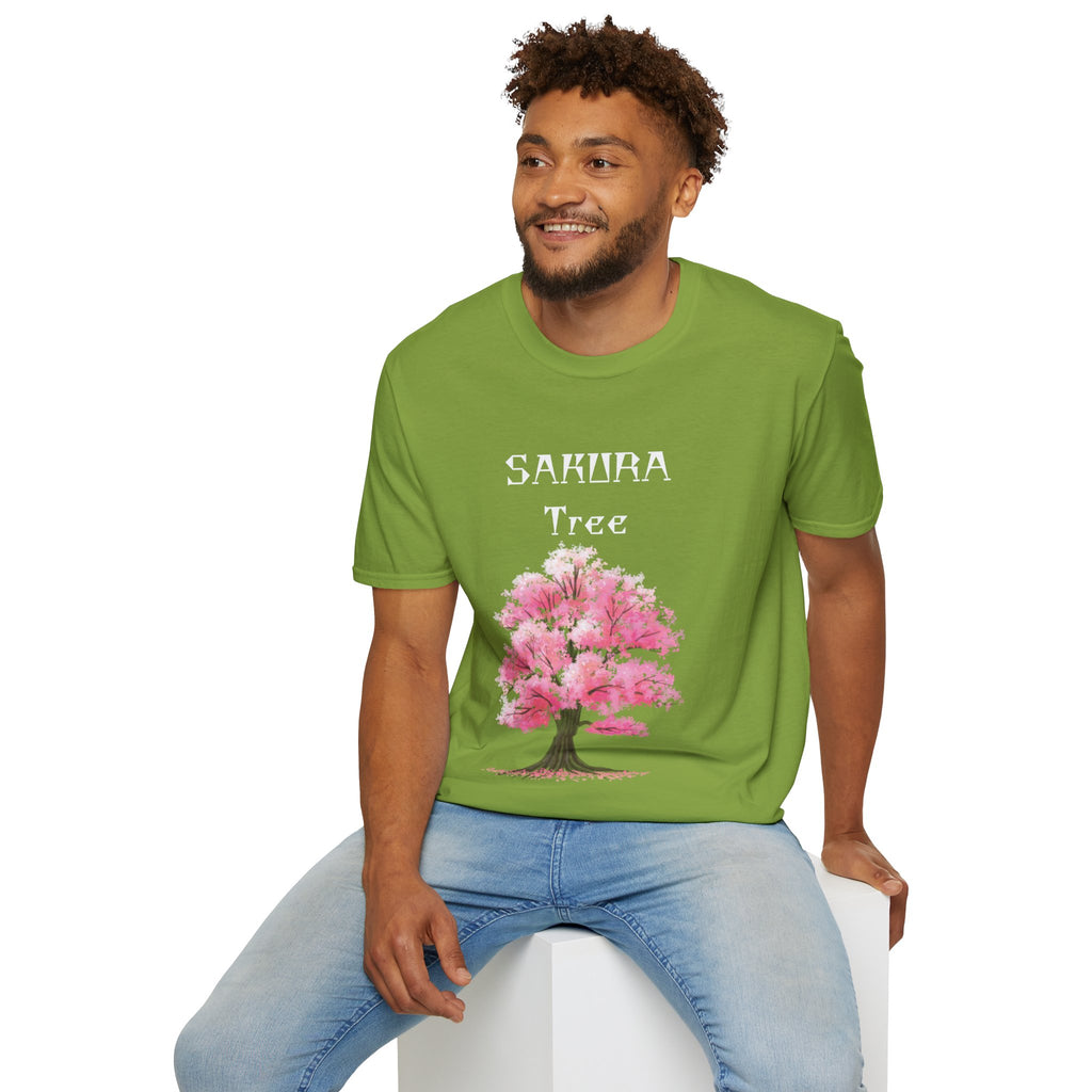 Sakura T-Shirt Japanese Art Shirt Unisex Softstyle Cherry Blossom Flower T-shirt