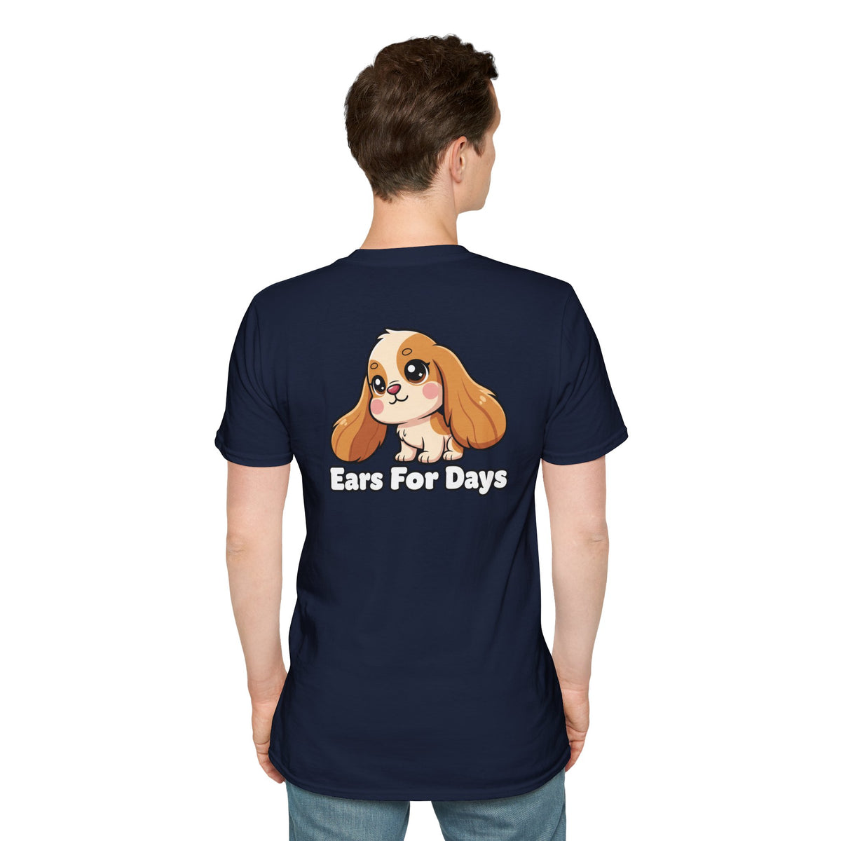 Cute Cocker Spaniel Shirt Ears For Days Funny Dog Lover Unisex Softstyle Tee Gift
