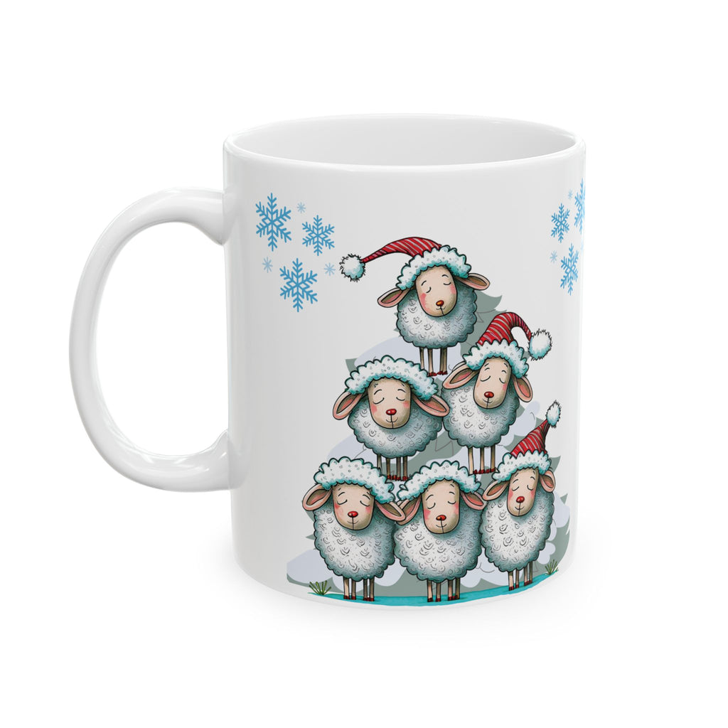 Christmas Mug Sheep Best Gift Holiday Festive Cup Coffee Christmas Gift Cute Mug