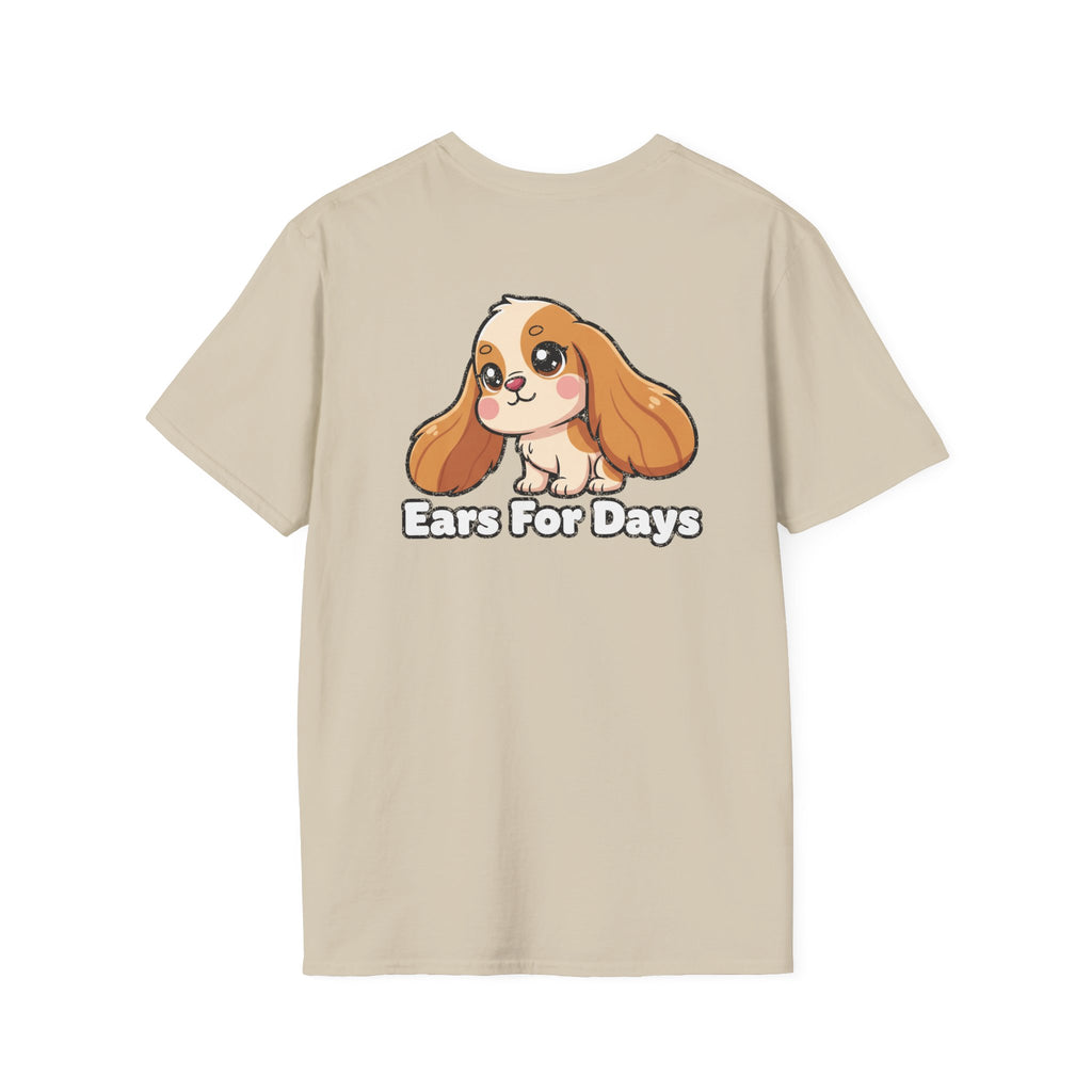 Cute Cocker Spaniel Shirt Ears For Days Funny Dog Lover Unisex Softstyle Tee Gift