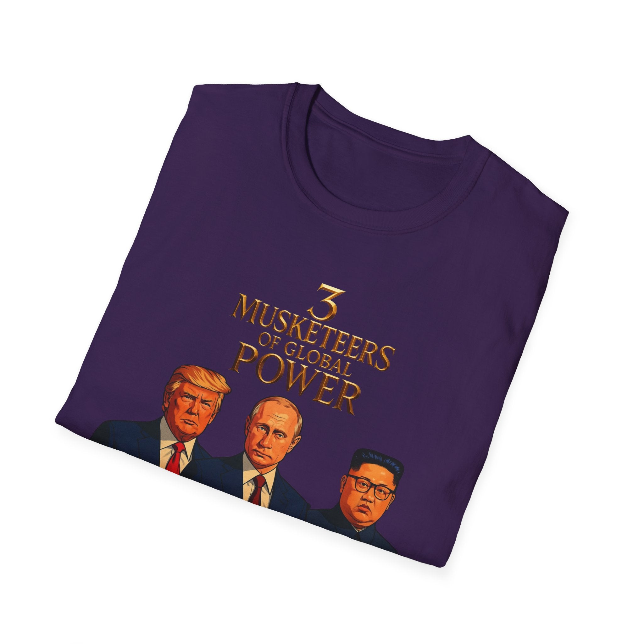 Funny Donald Trump Kim Putin T-Shirt Unique Unisex Softstyle Gift Men Woman Tee