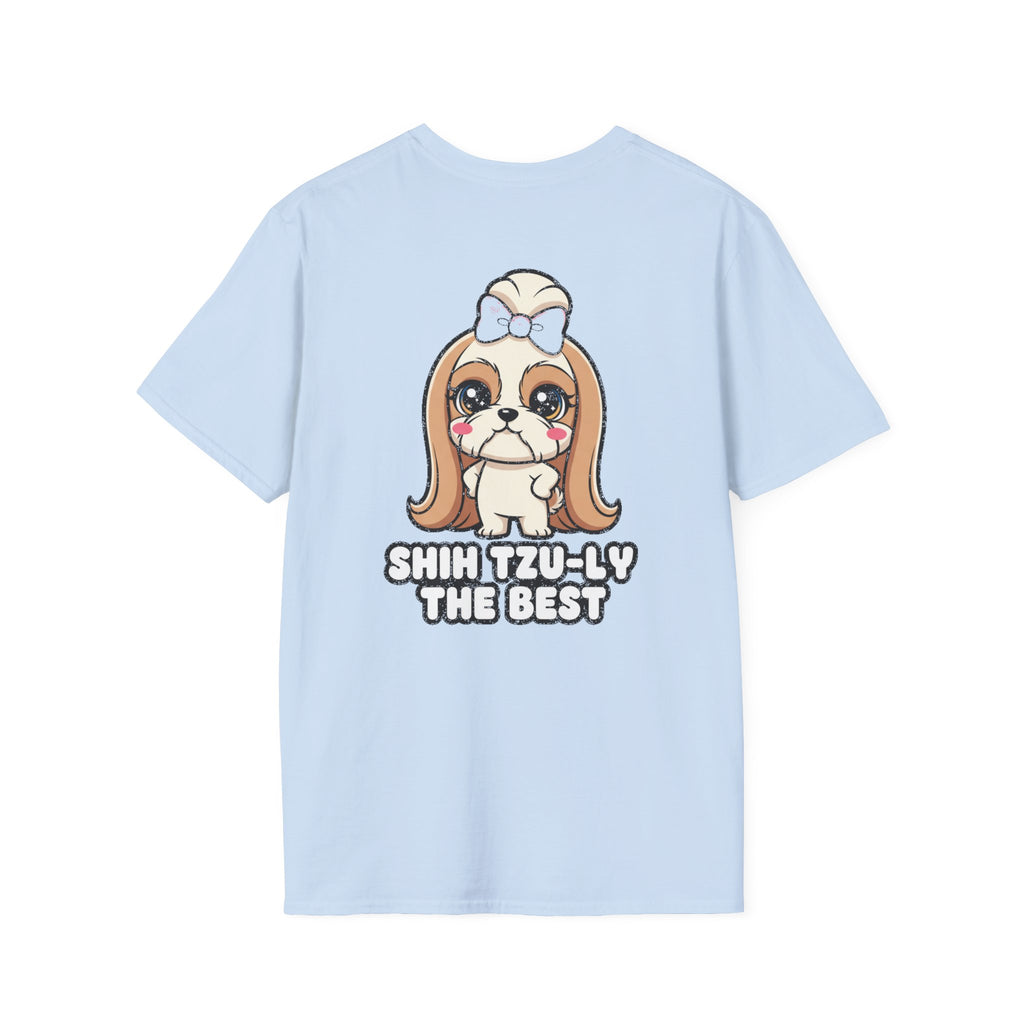 Cute Shih Tzu Shirt Shih Tzu-ly The Best Funny Dog Lover Unisex Softstyle Tee Gift