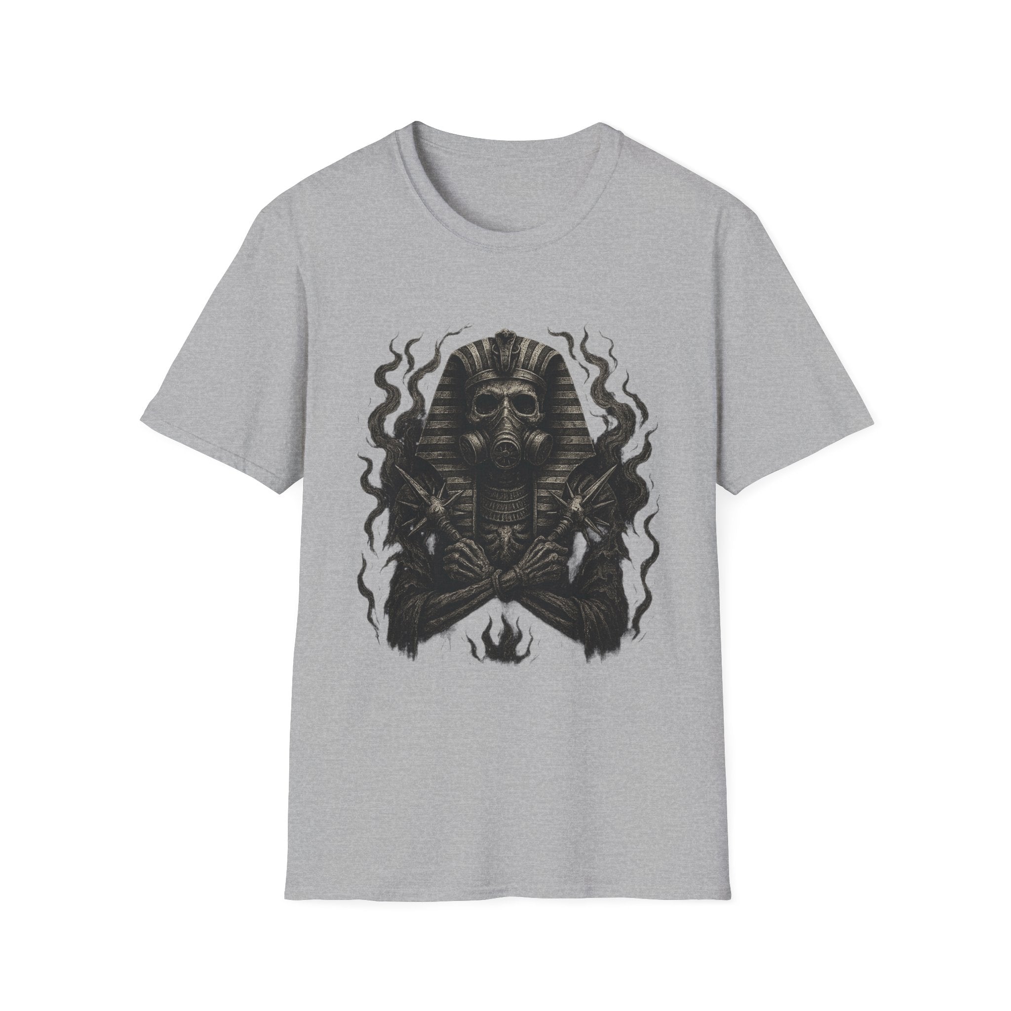 Vintage Mens T-shirts Egyptian Skull Graphic Tees Men Pharaoh Unisex Clothing Best Gift