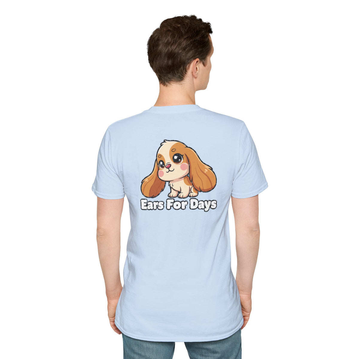 Cute Cocker Spaniel Shirt Ears For Days Funny Dog Lover Unisex Softstyle Tee Gift