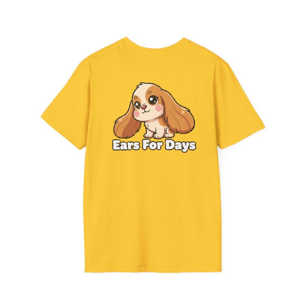 Cute Cocker Spaniel Shirt Ears For Days Funny Dog Lover Unisex Softstyle Tee Gift
