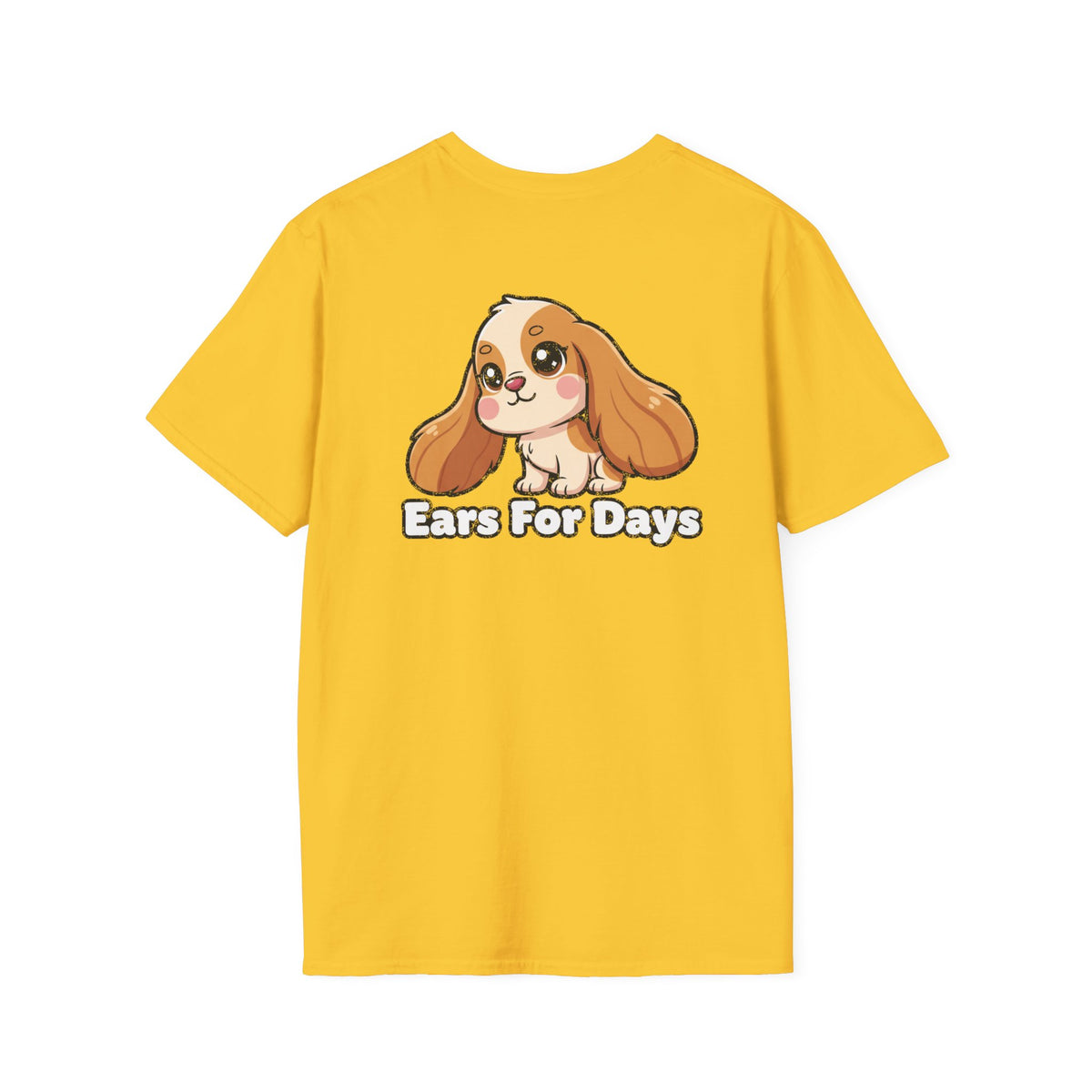 Cute Cocker Spaniel Shirt Ears For Days Funny Dog Lover Unisex Softstyle Tee Gift