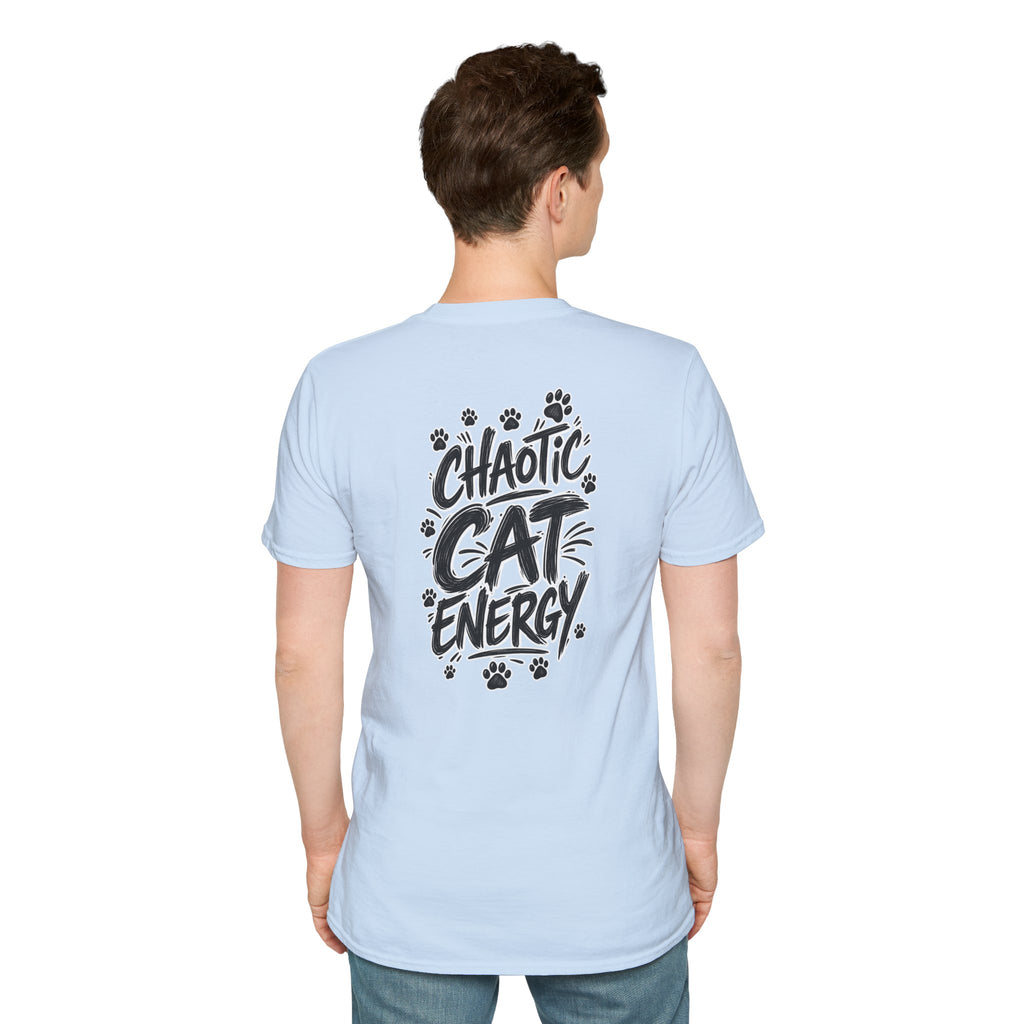 Funny Cat Shirt Chaotic Cat Energy Sarcastic Cat Lover Graphic Tee Cat Lover Graphic Tee Dark Humor Tee Unique Gift Funny Tshirt
