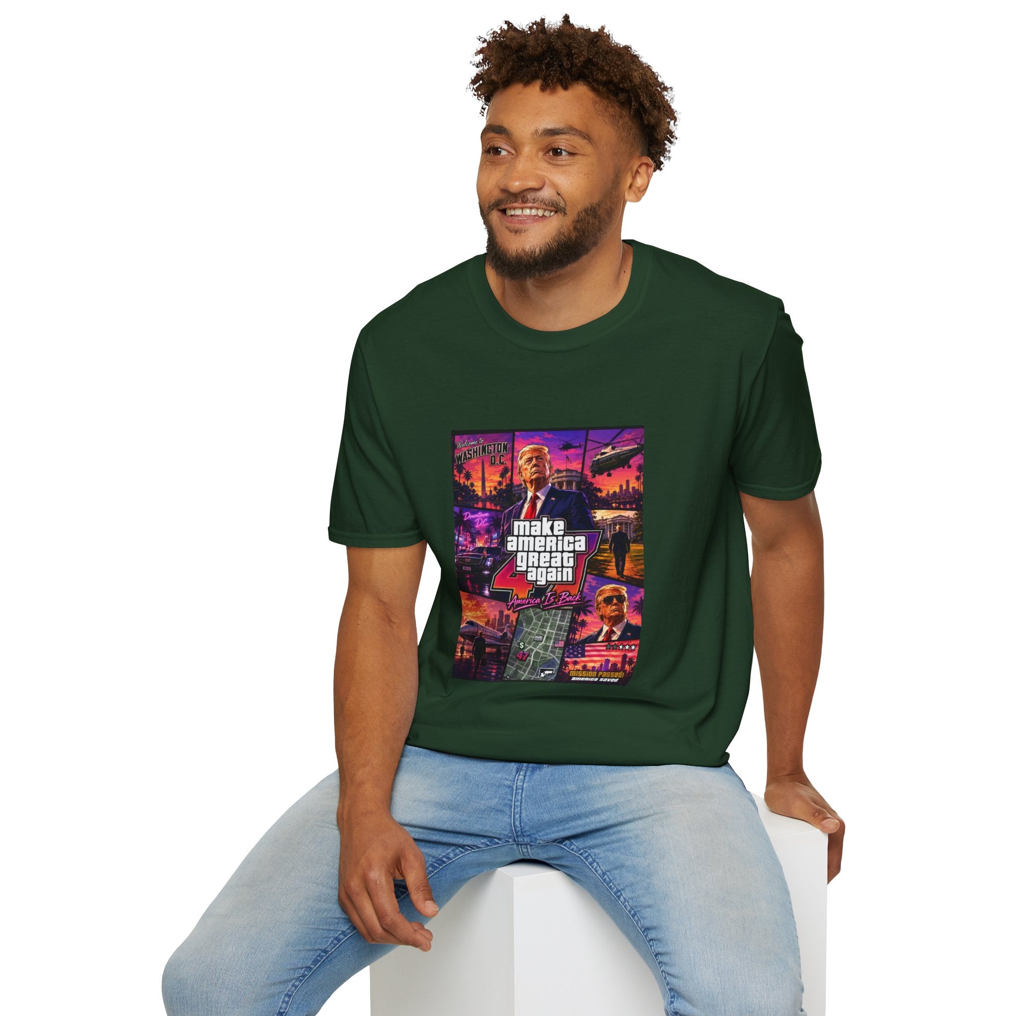 Funny Trump Make America Great Again T-Shirt Patriotic Political Trump Artwork