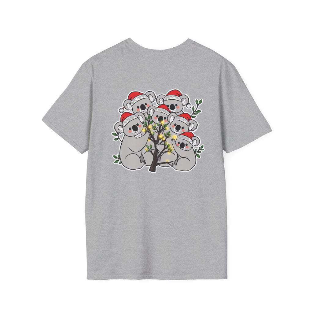 Cute Christmas Koalas Shirt Funny Santa Hat Unisex Softstyle Tee Unique Shirt Gift