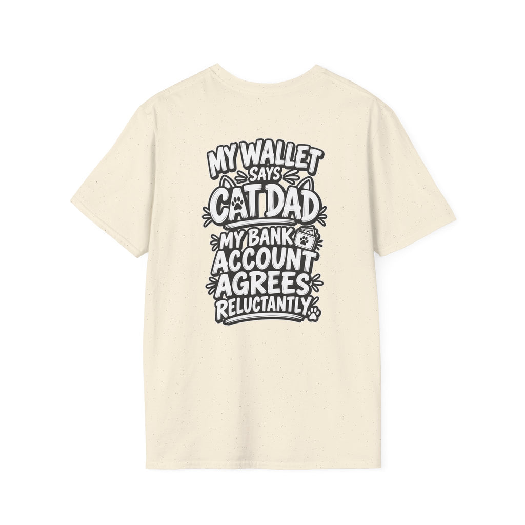 Cat Dad Shirt Pet Lover Tshirt Funny Cat Lover Graphic Tee Dark Humor Tee Unique Gift Funny Tshirt