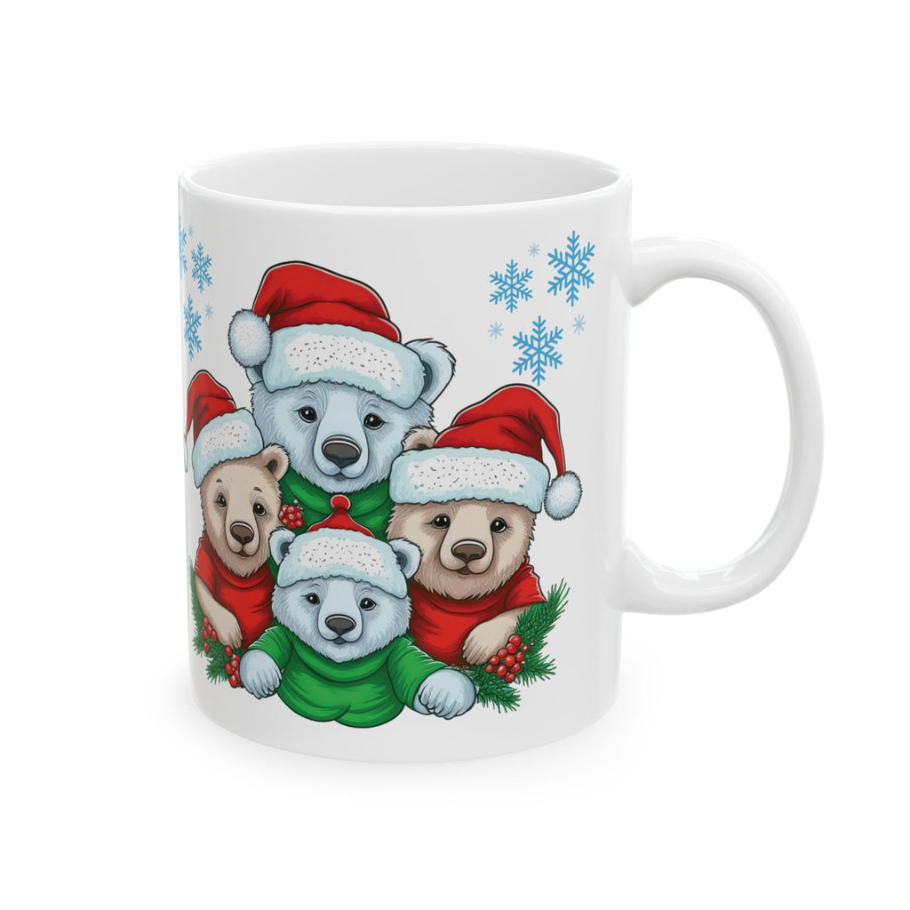 Christmas Mug Bear Mug Unique Mama Bear Baby Funny Cute Coffee Cup Holiday Gift