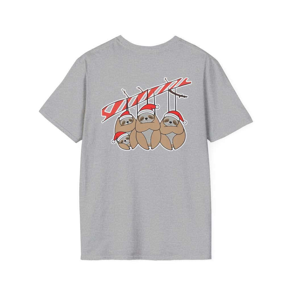Christmas Sloths Family T-Shirt | Cute Cartoon Holiday Design Unique Holiday Gift Shirt