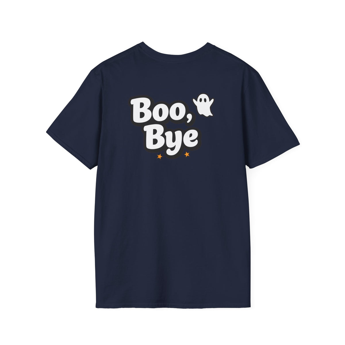 Dark Humor Halloween Shirt Boo Bye Funny Minimalist Ghost Sarcastic Unisex Softstyle Tee Adult Halloween Gift