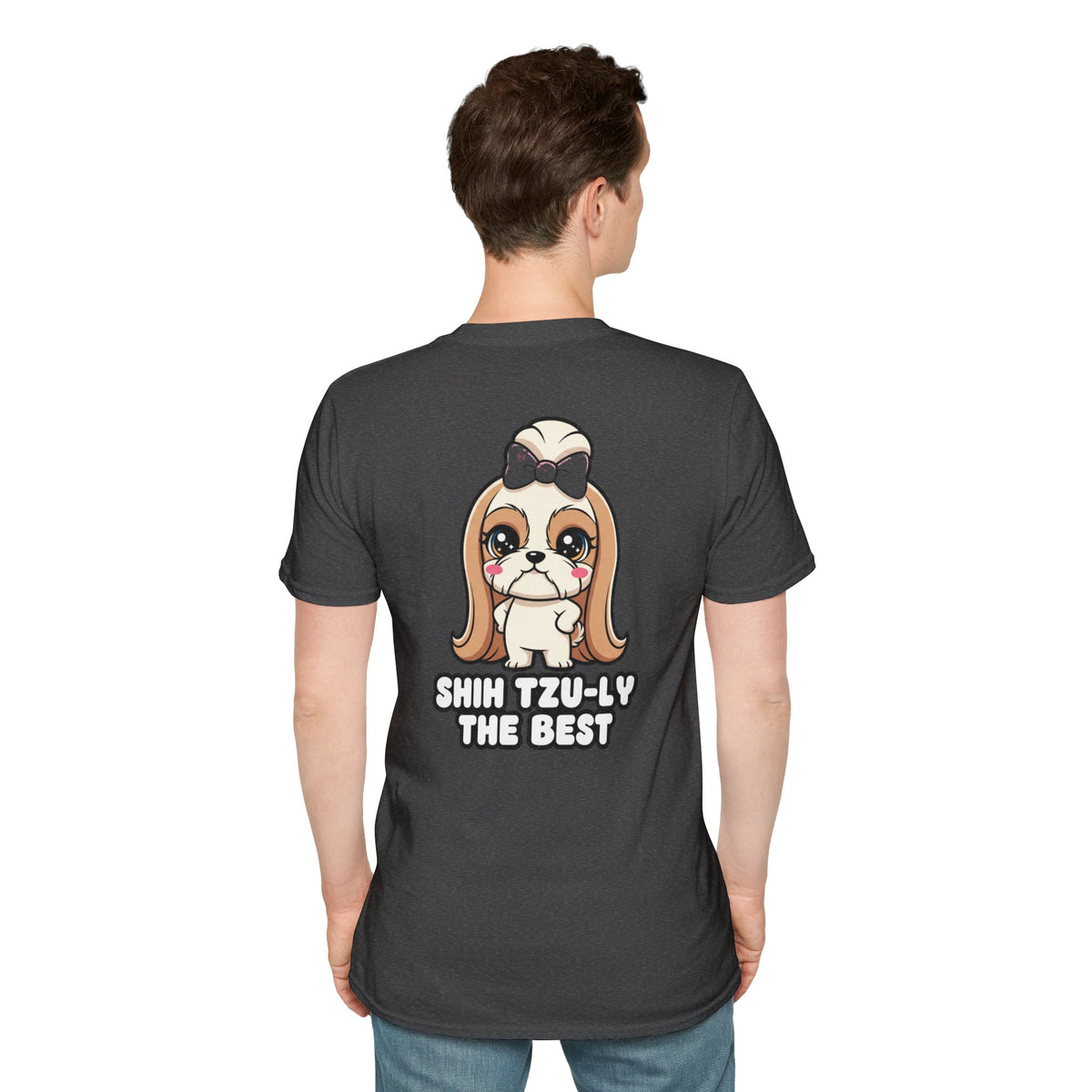 Cute Shih Tzu Shirt Shih Tzu-ly The Best Funny Dog Lover Unisex Softstyle Tee Gift