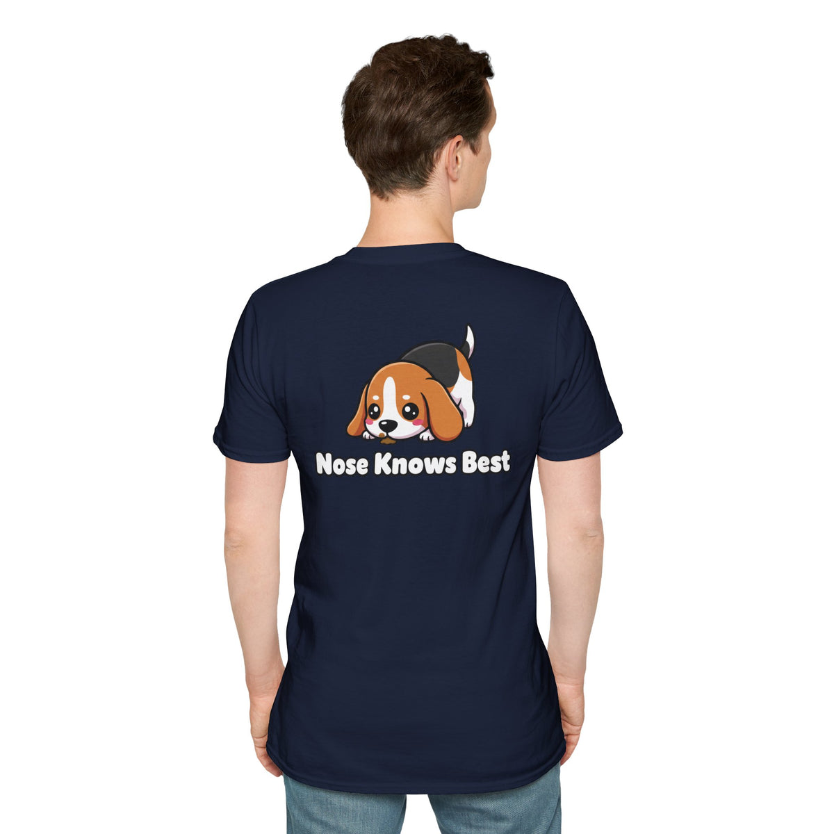 Cute Beagle Shirt Nose Knows Best Funny Dog Lover Unisex Softstyle Tee Gift