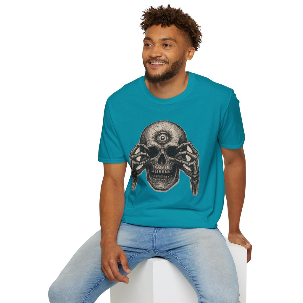 Mens Skull T-shirt Graphic Tees Skeleton Apparel Clothing Skulls Accessories Best Gift
