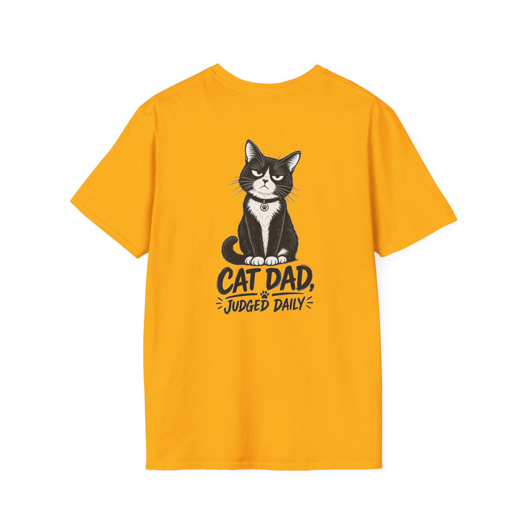 Cat Dad Shirt Judged Daily Funny Cat Lover Graphic Tee Dark Humor Tee Unique Gift Funny Tshirt