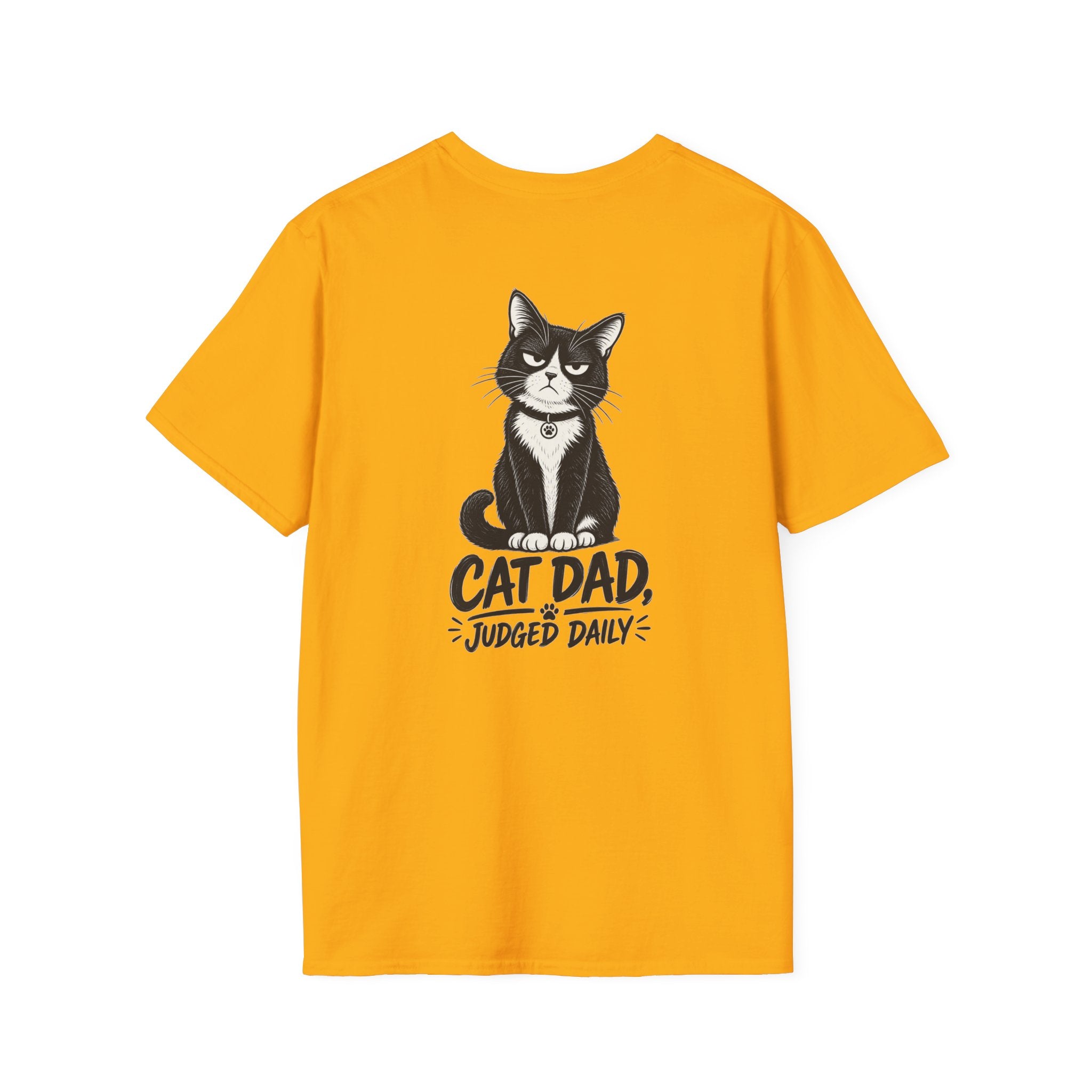 Cat Dad Shirt Judged Daily Funny Cat Lover Graphic Tee Dark Humor Tee Unique Gift Funny Tshirt