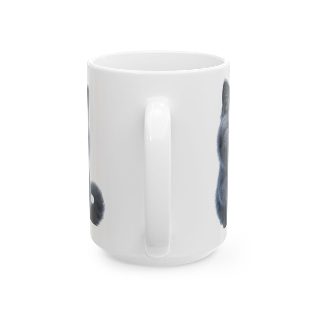 Funny British Shorthair Cat Mug Cute Detective Cat Coffee Cup Lover Gift Ceramic Mug 11oz 15oz