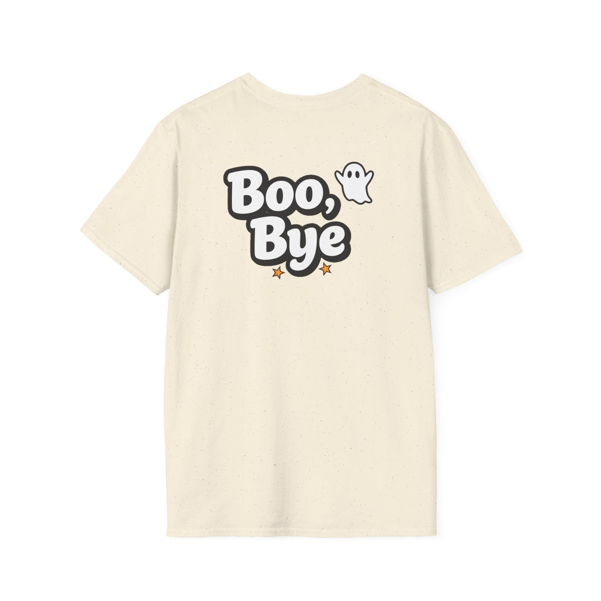 Dark Humor Halloween Shirt Boo Bye Funny Minimalist Ghost Sarcastic Unisex Softstyle Tee Adult Halloween Gift