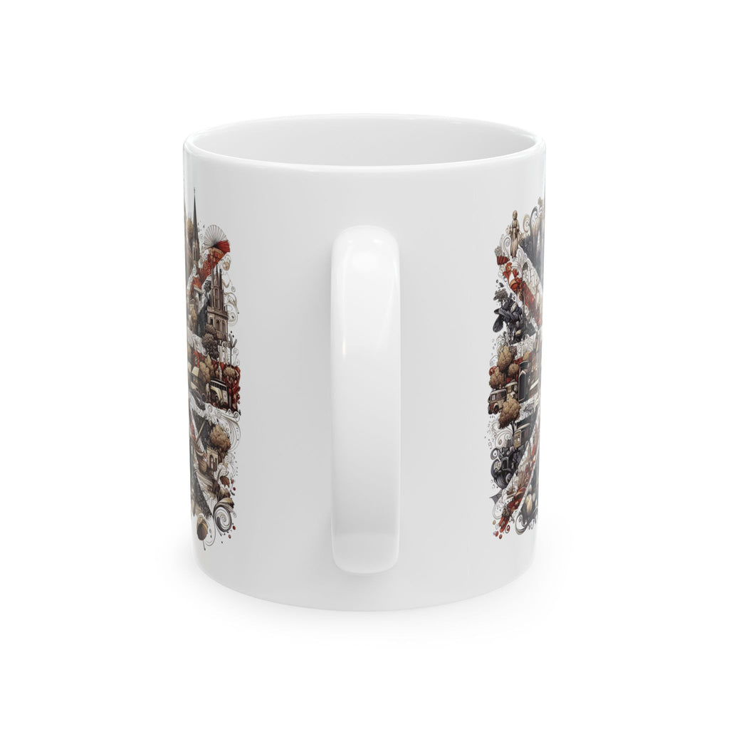 Great Britain Mug England Mug Tea Coffee Cup Ceramic Mug Unique Gift Travel Love 11oz