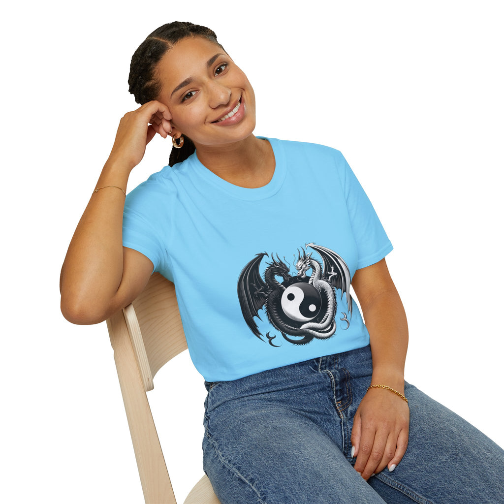 Dragon T-shirt Men Women Graphic Tee Clothing Apparel Chinese Dagon Symbol Gift