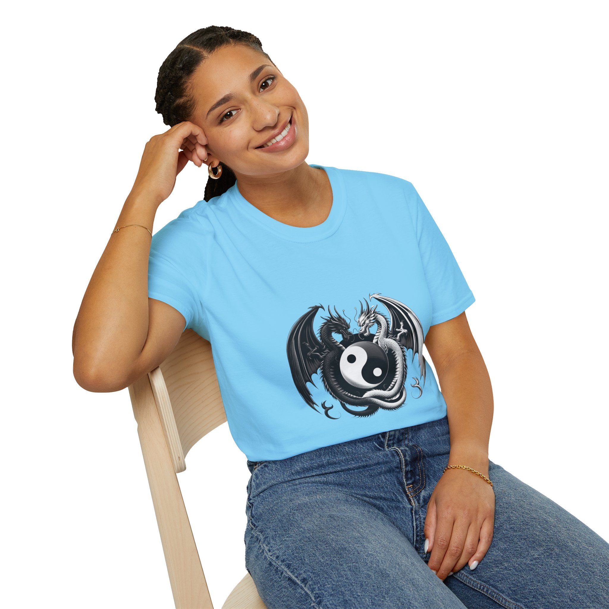 Dragon T-shirt Men Women Graphic Tee Clothing Apparel Chinese Dagon Symbol Gift