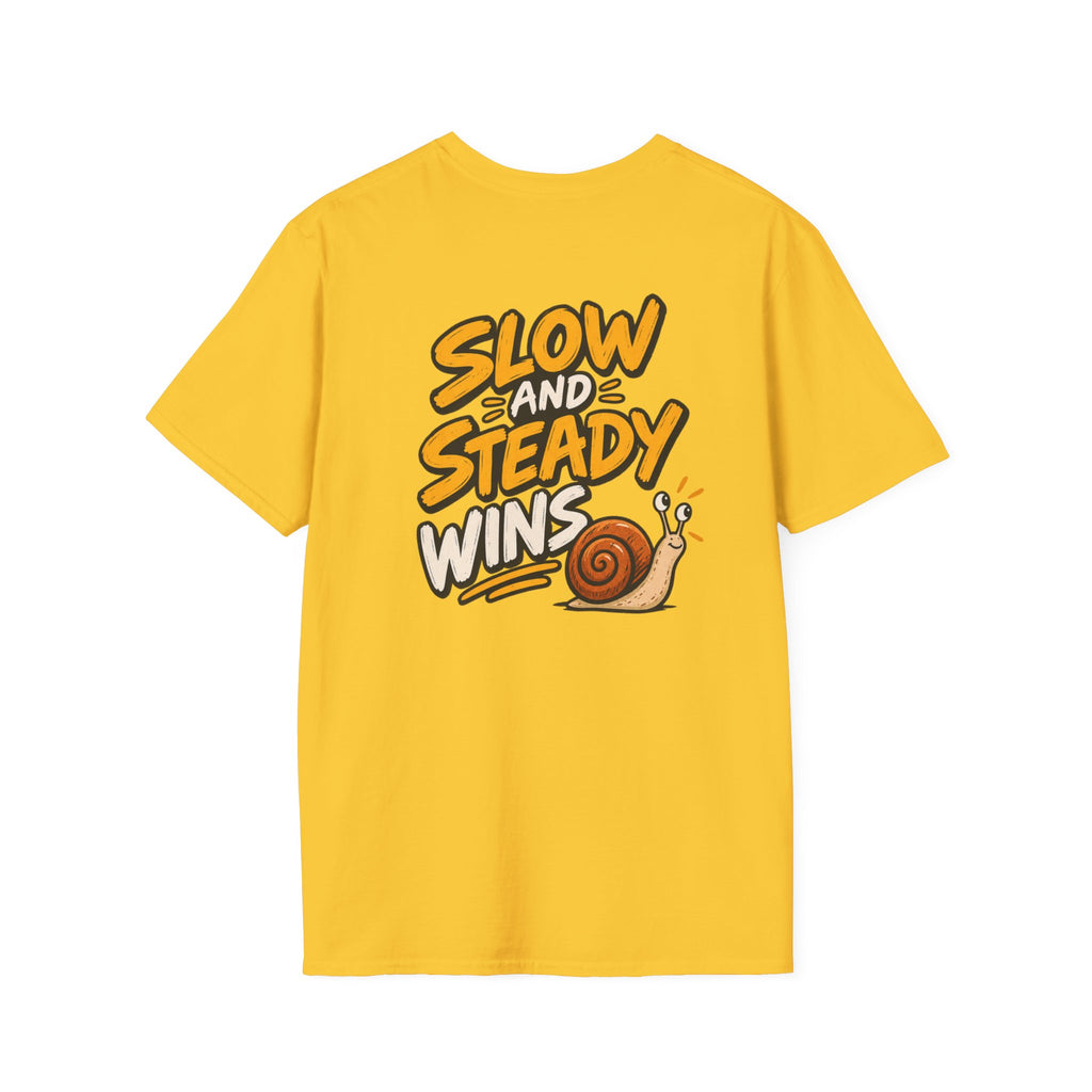Funny Dark Humor Shirt Slow and Steady wins Funny Office Tee Unique Gift