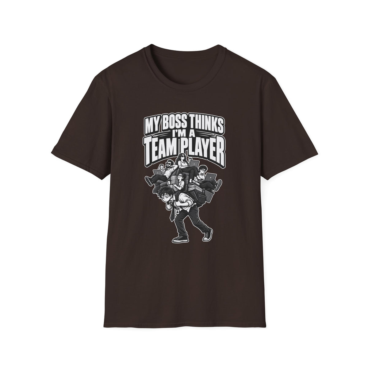 Funny Dark Humor Tshirt — Funny Office Tshirt Dark Humor Graphic Tee Unique Coworker Gift TEAM PLAYER Shirt