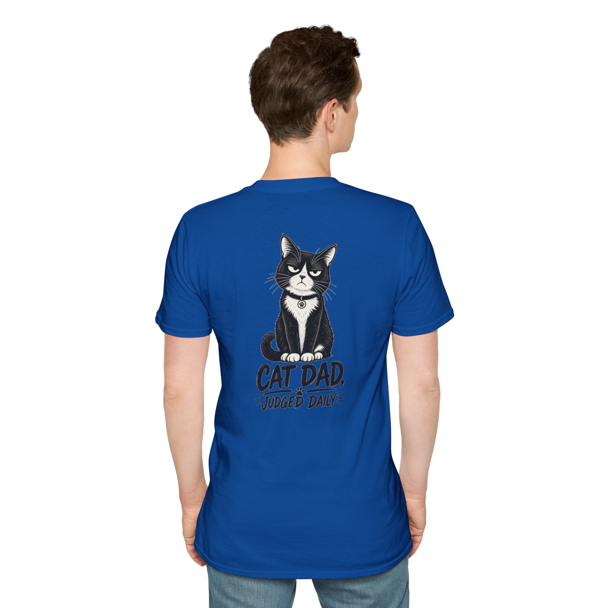 Cat Dad Shirt Judged Daily Funny Cat Lover Graphic Tee Dark Humor Tee Unique Gift Funny Tshirt