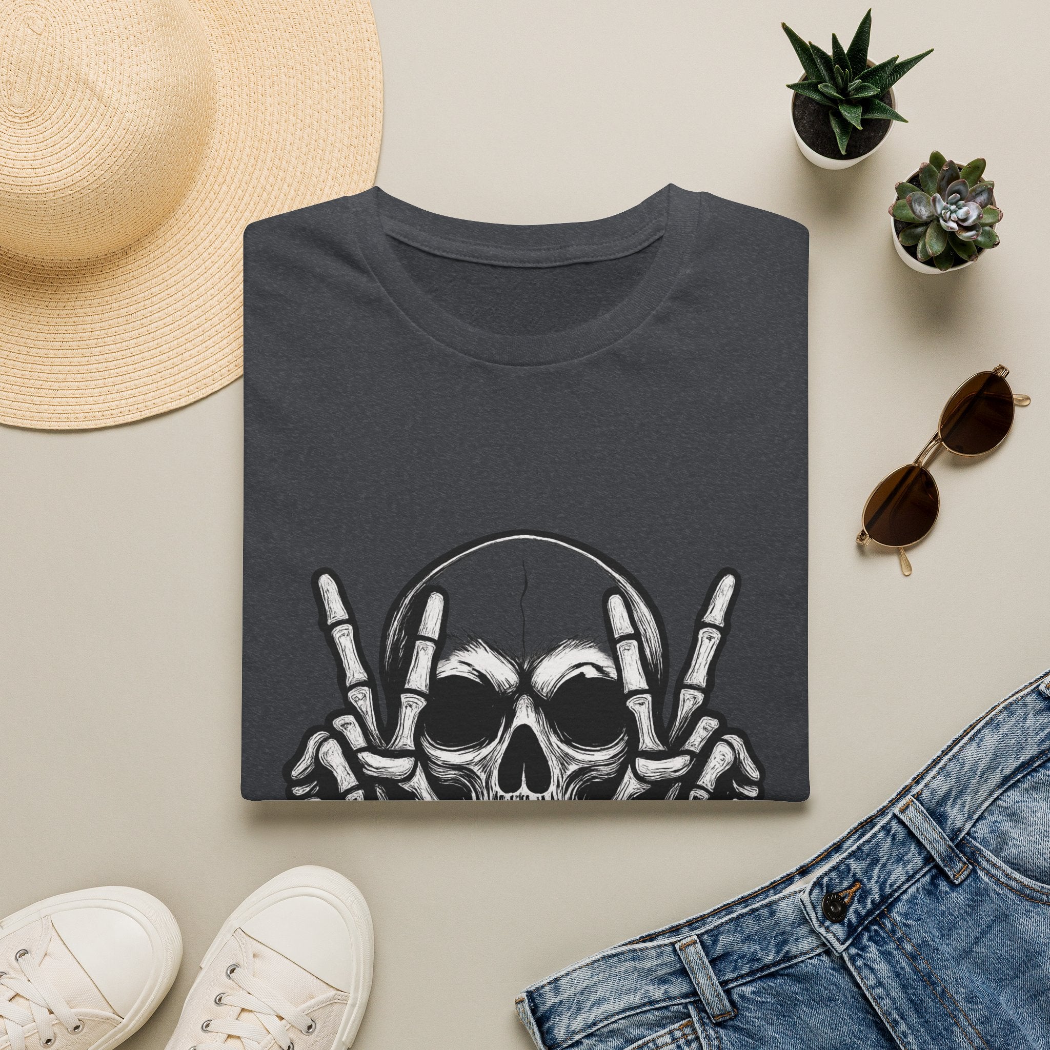 Mens Skull T-shirt Graphic Tees Skeleton Apparel Clothing Skulls Accessories Best Gift