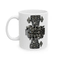 Mechanical Engine Mug 11oz Ceramic Coffee Cup Engineering Mechanic Gift for Dad