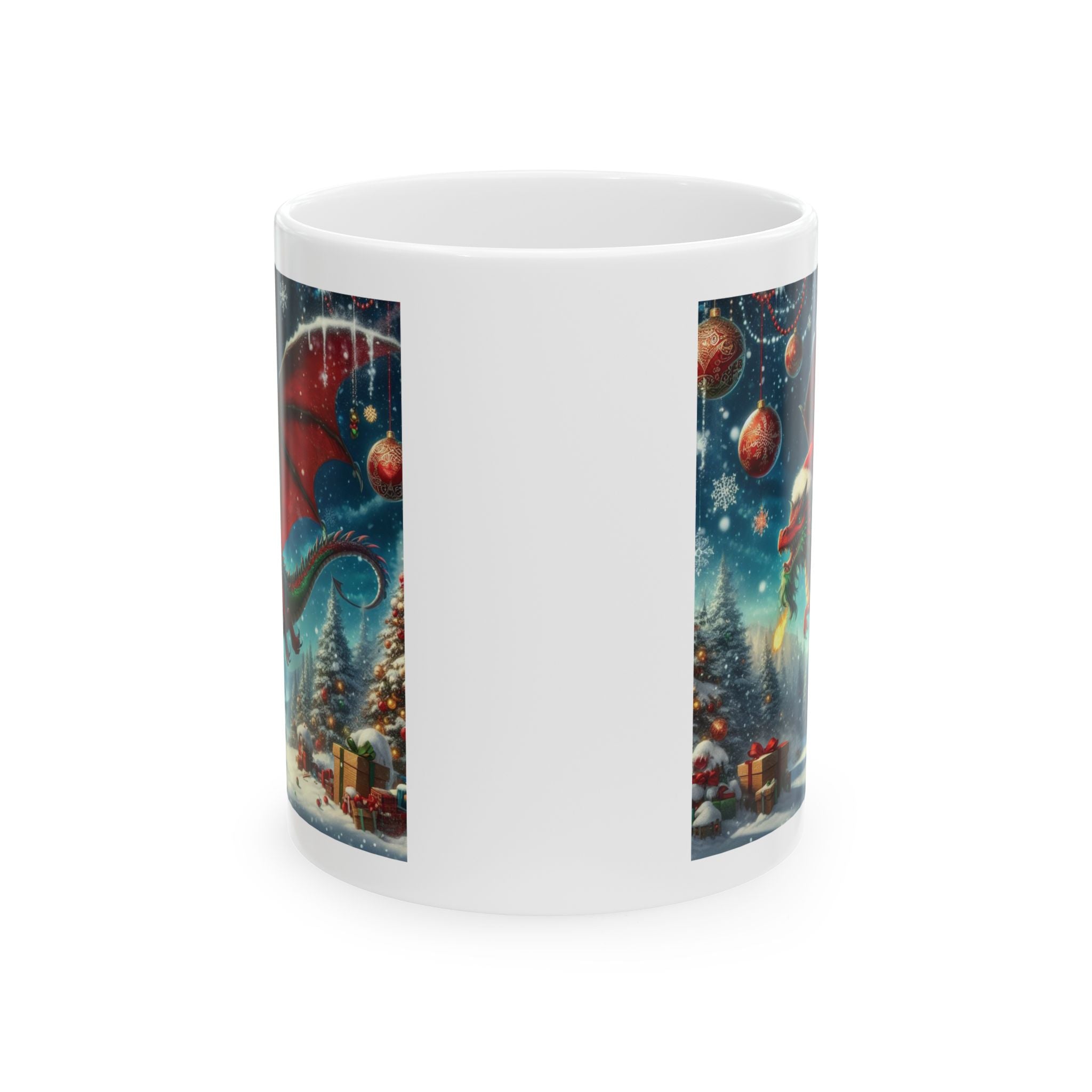 Christmas Mug Dragon Mug Santa Funny Coffee Tea Ceramic Cup New Year 2027 Gift