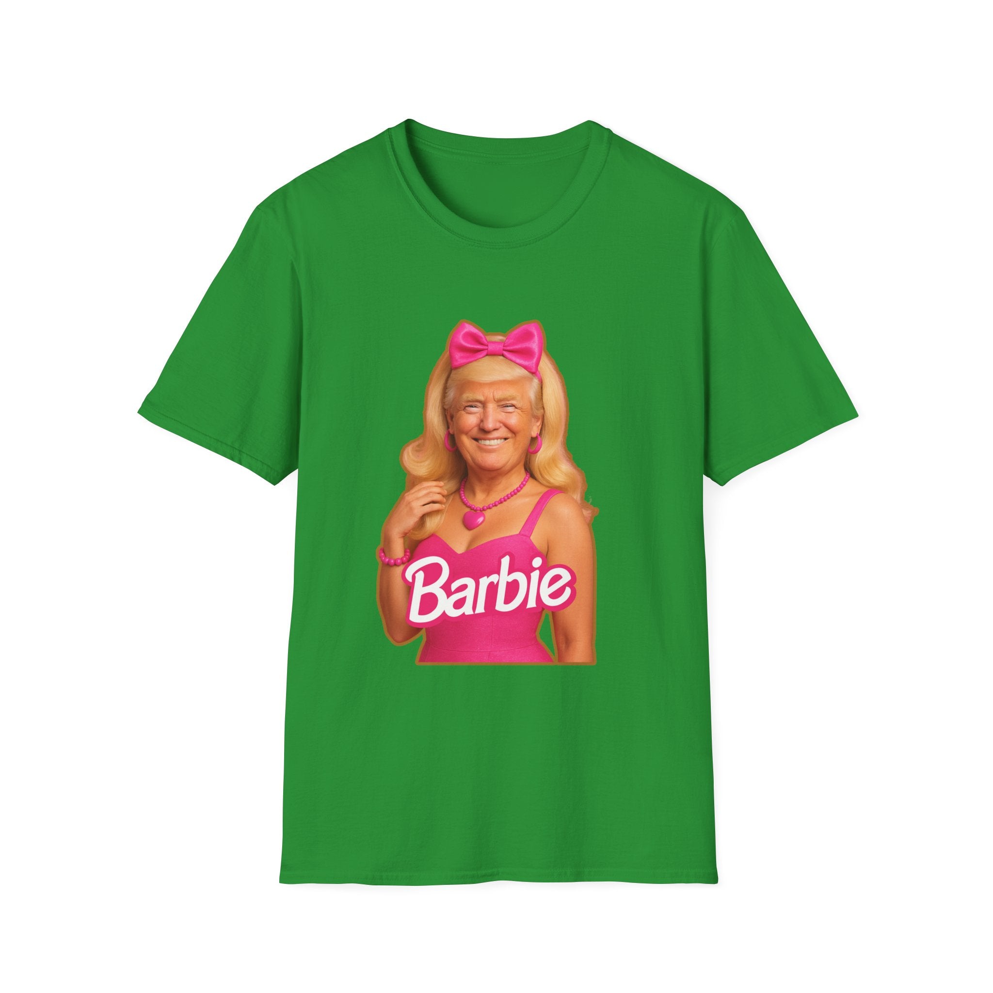 Funny Unique Donald Trump Barbie Unisex T-Shirt Best Gag Gift Cotton Print Soft