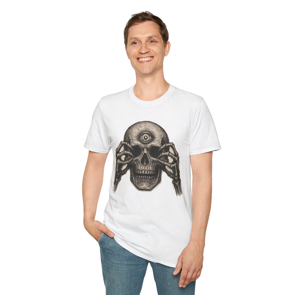 Mens Skull T-shirt Graphic Tees Skeleton Apparel Clothing Skulls Accessories Best Gift