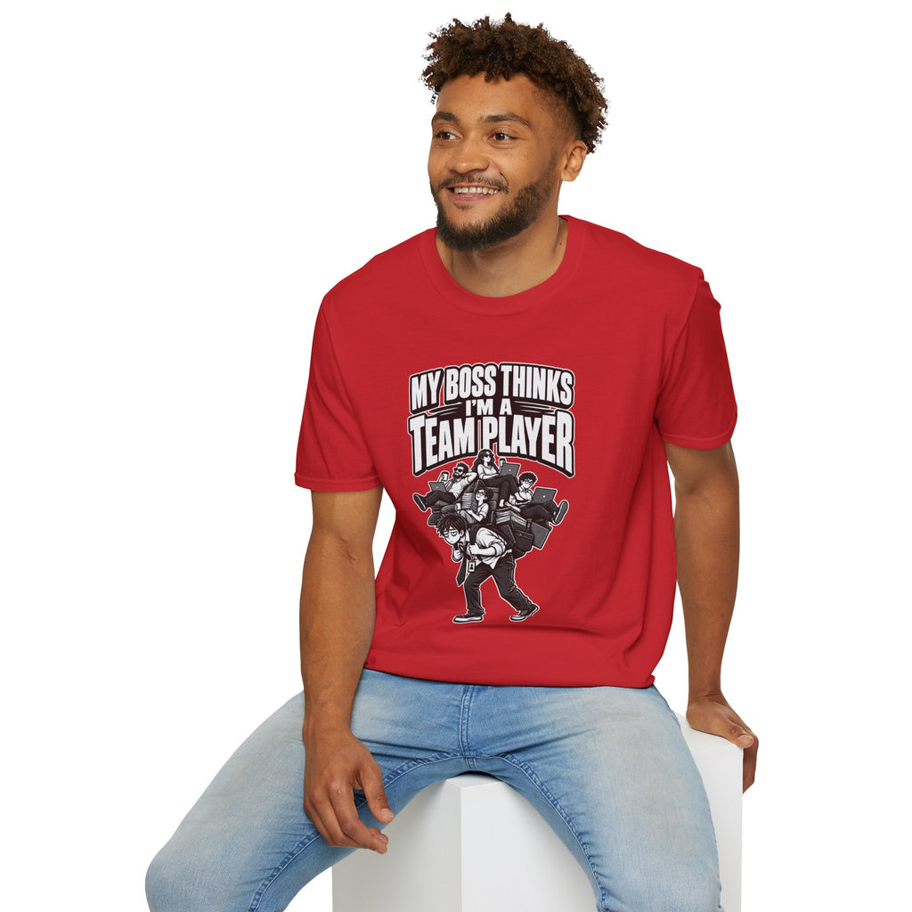 Funny Dark Humor Tshirt — Funny Office Tshirt Dark Humor Graphic Tee Unique Coworker Gift TEAM PLAYER Shirt