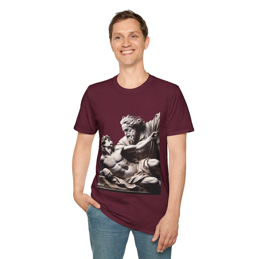 Funny Albert Einstein Unisex Softstyle T-Shirt Unique Gift Cotton T-shirt Art